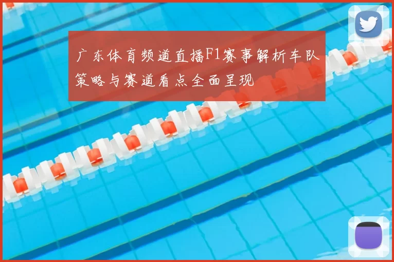广东体育频道直播F1赛事解析车队策略与赛道看点全面呈现
