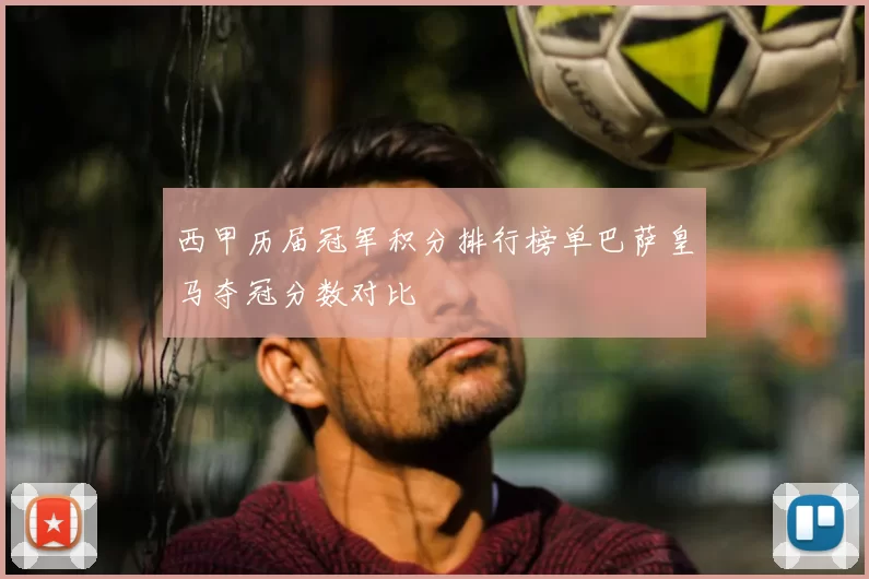 西甲历届冠军积分排行榜单巴萨皇马夺冠分数对比