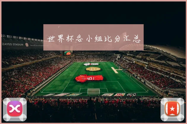 世界杯各小组比分汇总